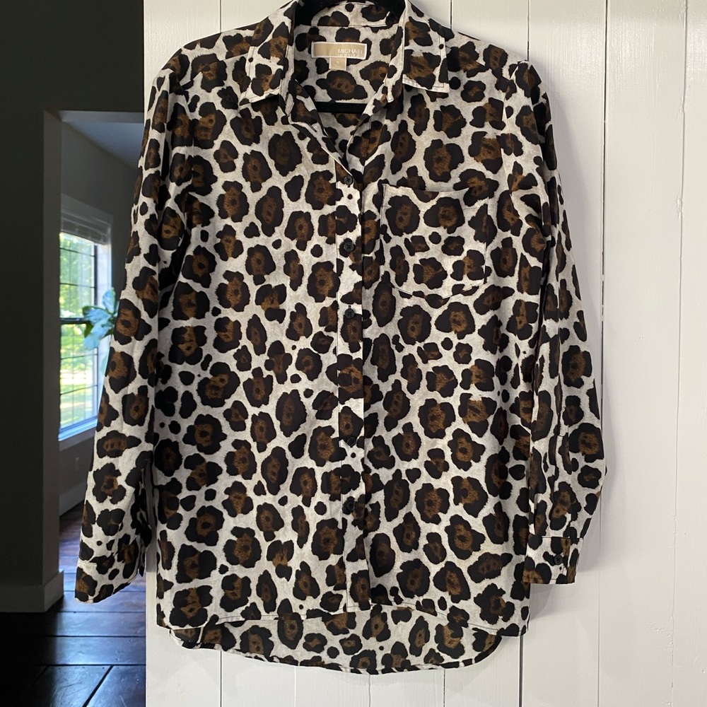Michael Kors Animal Print Shirt